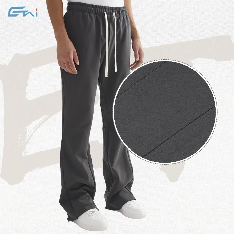 Damen Flared Sweathose mit weitem Bein, elastischem Bund und Kordelzug Nord Taschen