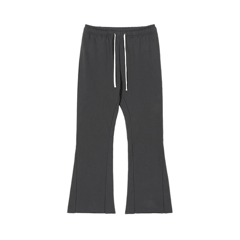 Damen Flared Sweathose mit weitem Bein, elastischem Bund und Kordelzug Nord Taschen