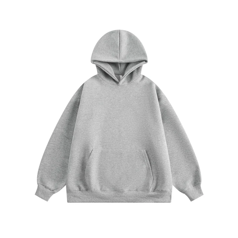 Unisex Oversize Kapuzenpullover aus schwerem Scuba‑Fleece mit Kängurutasche Nord Taschen