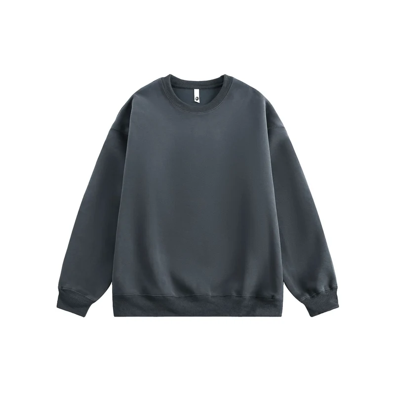 Unisex Oversize Baumwoll-Sweatshirt mit Rundhalsausschnitt und breiten Bündchen Nord Taschen