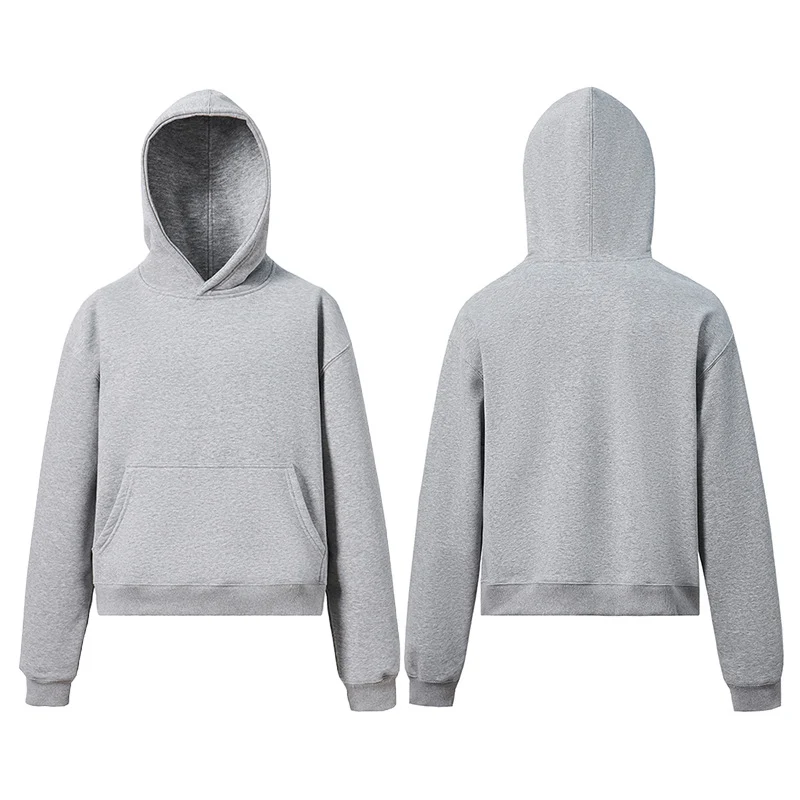 Unisex Kapuzenpullover aus Bio-Baumwoll-Fleece mit Kängurutasche und leicht verkürzter Passform Nord Taschen