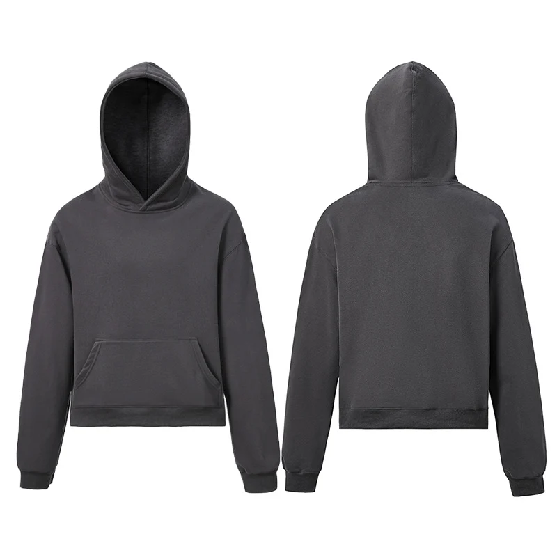 Unisex Kapuzenpullover aus Bio-Baumwoll-Fleece mit Kängurutasche und leicht verkürzter Passform Nord Taschen
