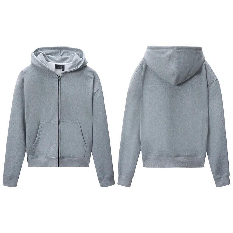 Unisex Kapuzenjacke mit durchgehendem Reißverschluss, entspanntem Oversize-Schnitt und Kängurutasche Nord Taschen