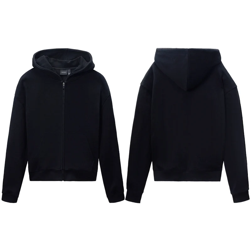 Unisex Kapuzenjacke mit durchgehendem Reißverschluss, entspanntem Oversize-Schnitt und Kängurutasche Nord Taschen