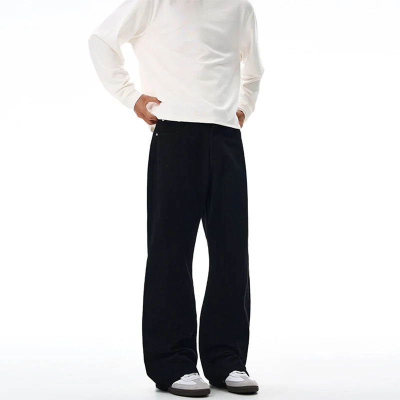 Unisex Extraweite Baumwollhose im Palazzoschnitt mit verlängertem Saum Nord Taschen