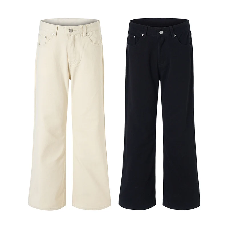 Unisex Extraweite Baumwollhose im Palazzoschnitt mit verlängertem Saum Nord Taschen