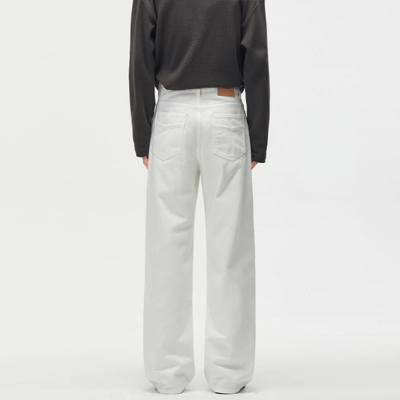 Herren Weitgeschnittene Chinohose aus Baumwoll-Twill mit tiefem Schritt Nord Taschen