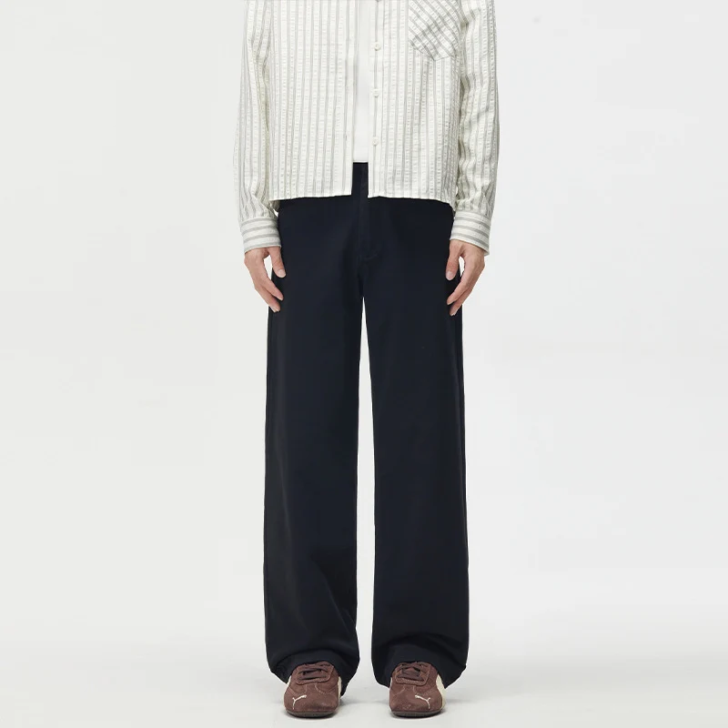 Herren Weitgeschnittene Chinohose aus Baumwoll-Twill mit tiefem Schritt Nord Taschen