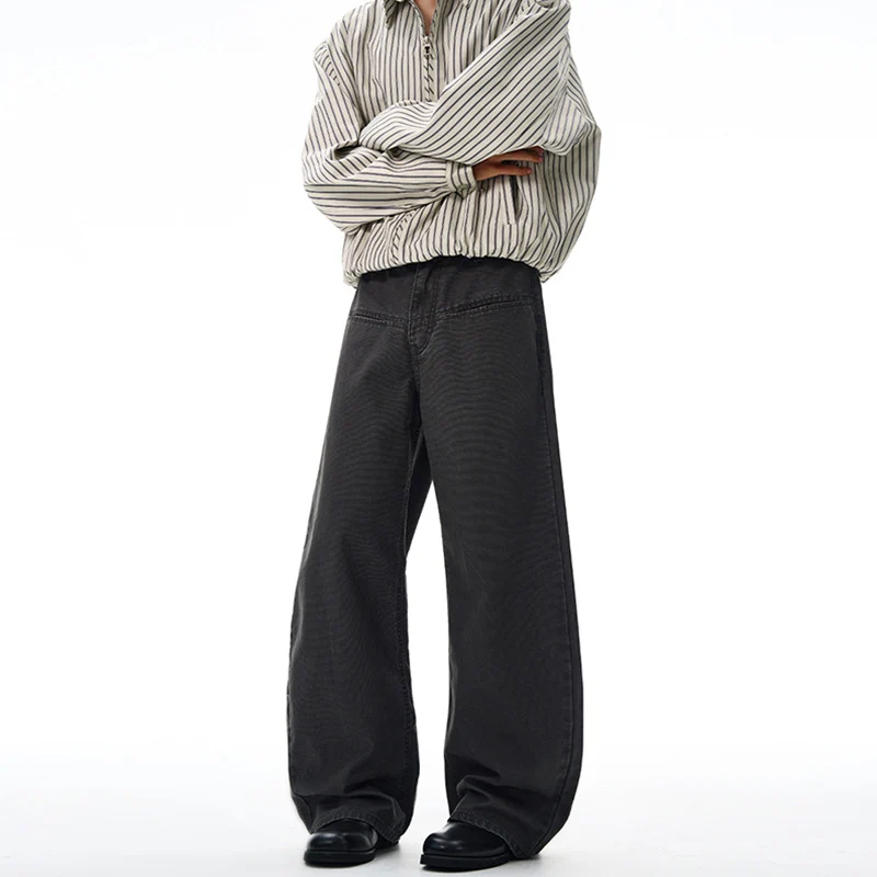 Herren Weitfallende Denimhose im Baggy‑Cut mit elastischem Bund Nord Taschen