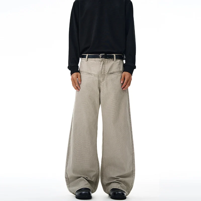 Herren Weitfallende Denimhose im Baggy‑Cut mit elastischem Bund Nord Taschen