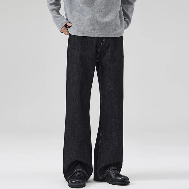 Herren weite Relaxed-Fit Jeans aus rohem Denim Nord Taschen