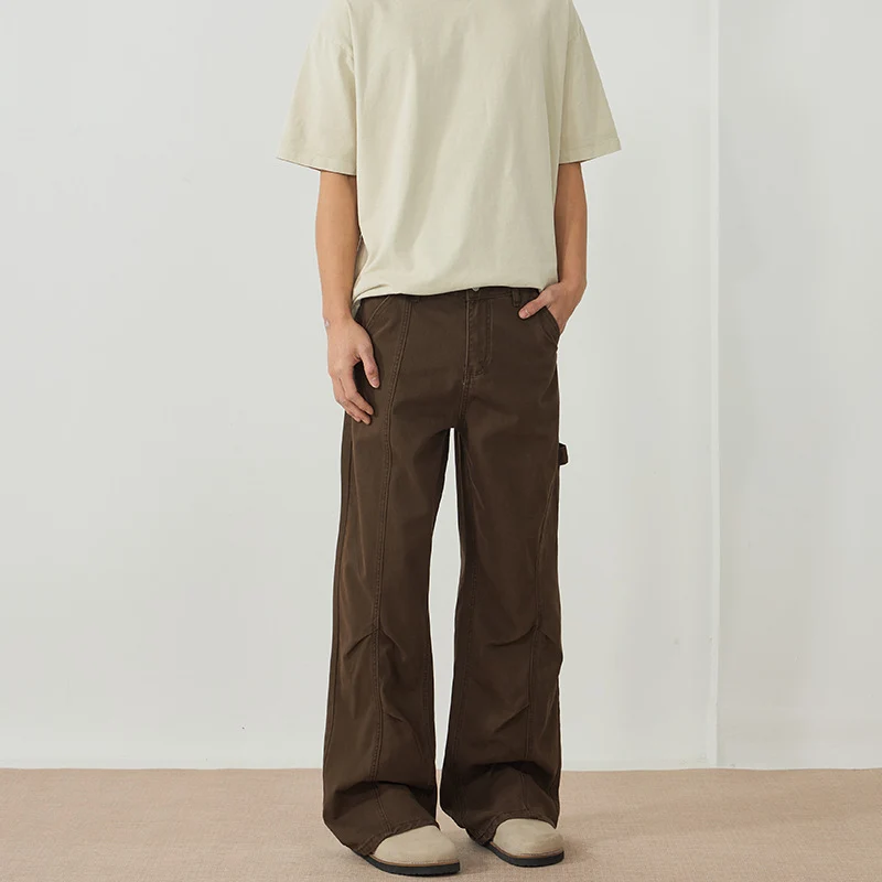 Herren weite Carpenterhose aus Baumwoll-Twill mit Hammerschlaufe und verstärkten Nähten Nord Taschen