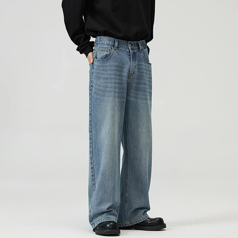 Herren Weite Baggy-Jeans im Vintage-Look mit Five-Pocket-Schnitt Nord Taschen