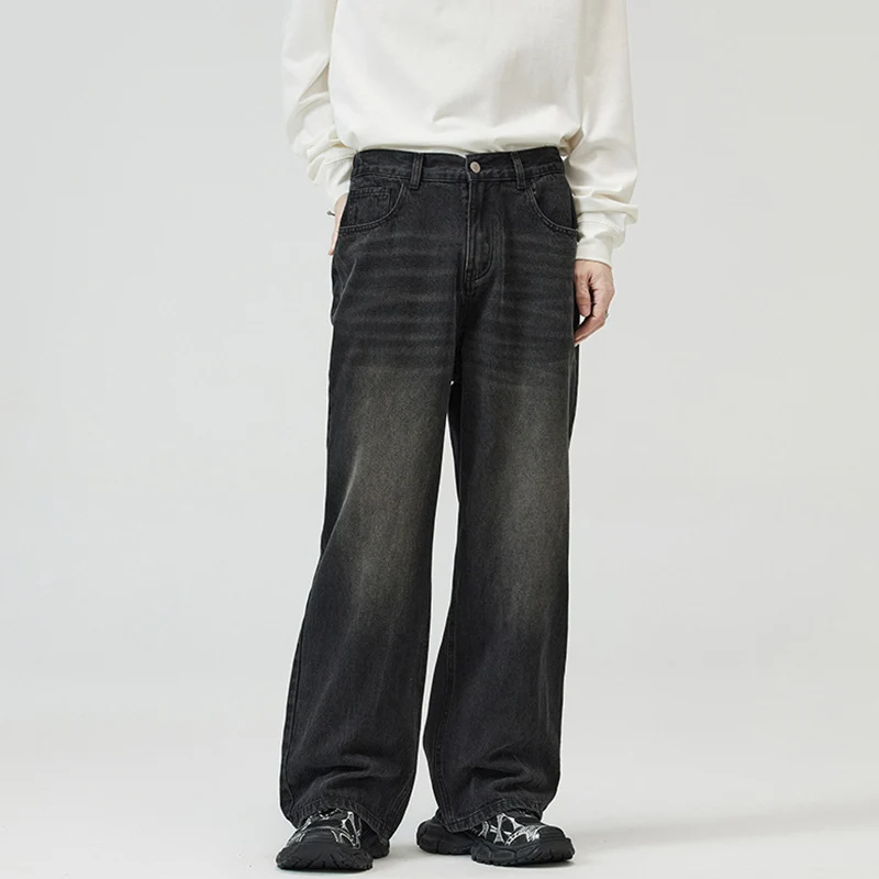 Herren Weite Baggy-Jeans im Vintage-Look mit Five-Pocket-Schnitt Nord Taschen