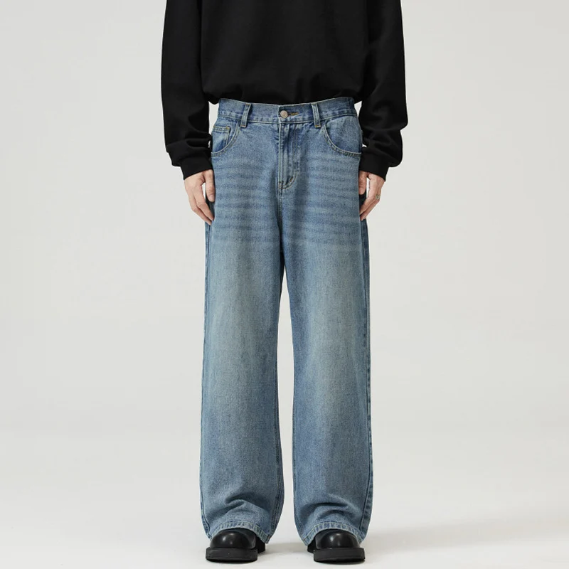 Herren Weite Baggy-Jeans im Vintage-Look mit Five-Pocket-Schnitt Nord Taschen
