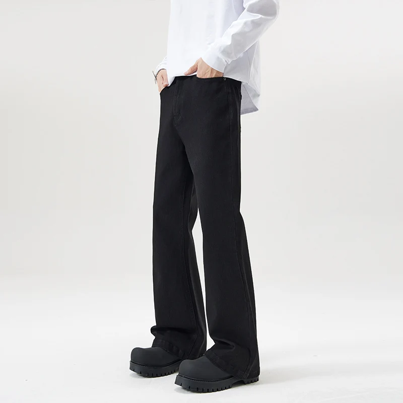 Herren weit geschnittene Denimhose mit geradem Bein Nord Taschen