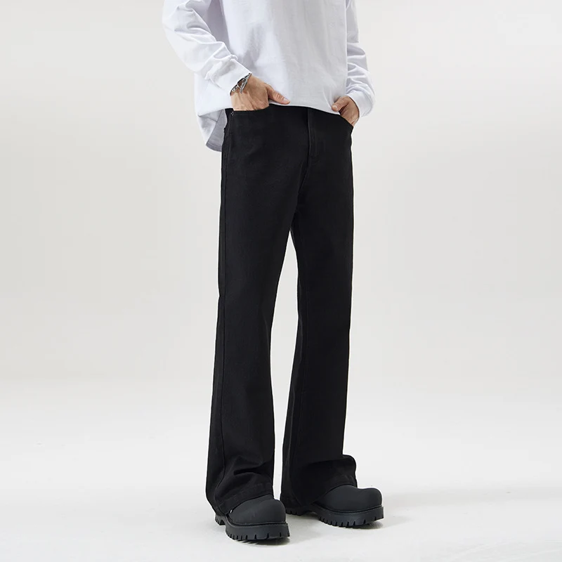 Herren weit geschnittene Denimhose mit geradem Bein Nord Taschen
