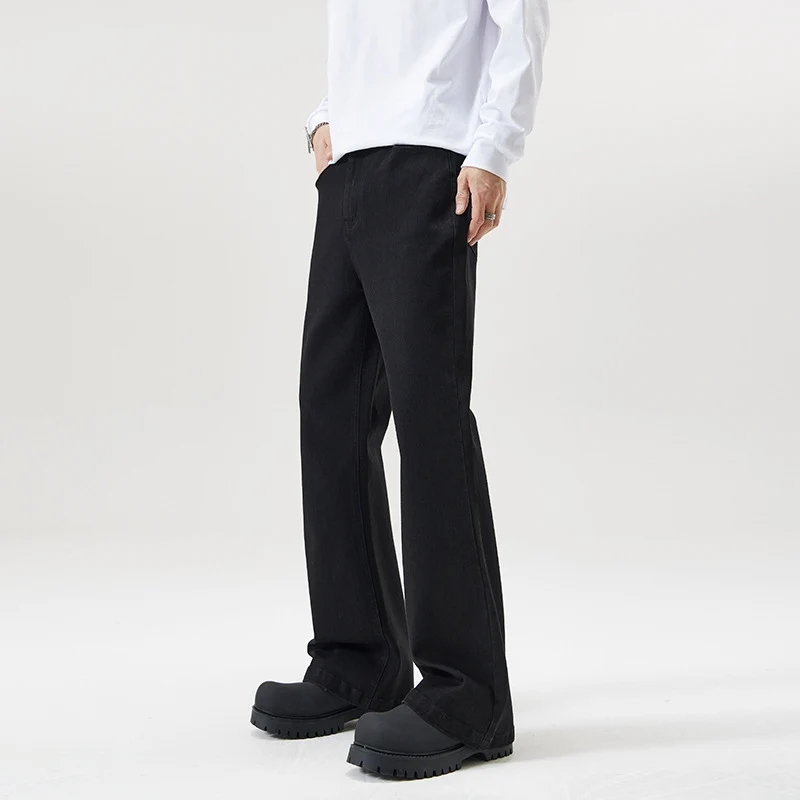 Herren weit geschnittene Denimhose mit geradem Bein Nord Taschen