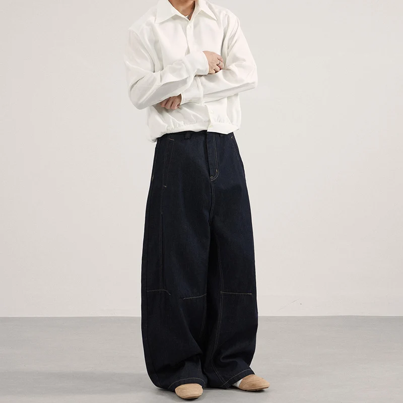 Herren Rohdenim Marlene-Baggy-Jeans mit tiefem Schritt und Kniepaneel-Details Nord Taschen