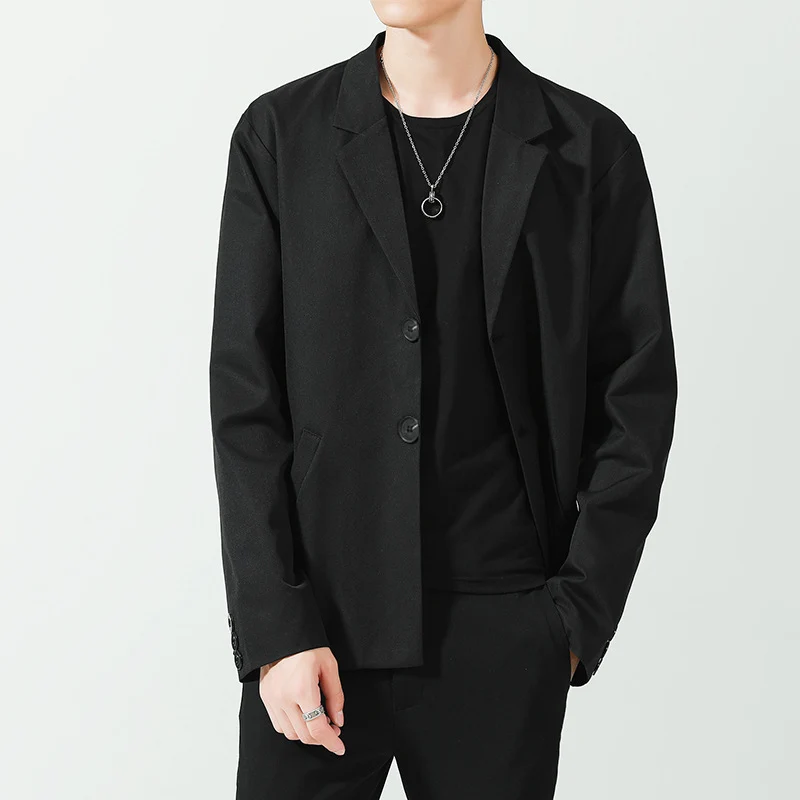 Herren Relaxed-Fit Baumwollmix Oversize-Sakko mit Zwei-Knopf-Verschluss Nord Taschen