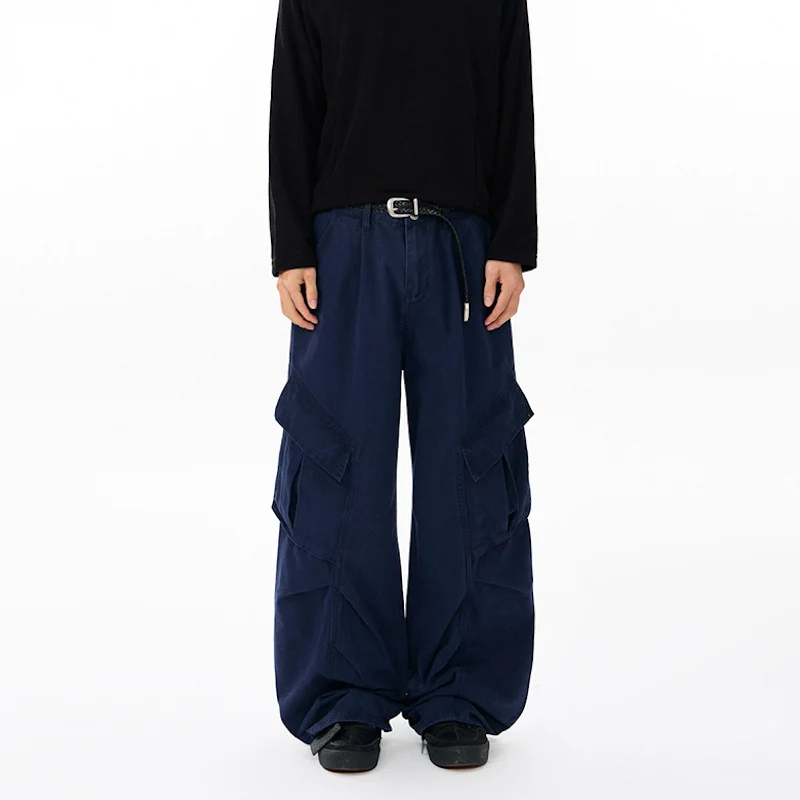 Damen weite Cargohose mit tiefem Schritt und aufgesetzten Taschen Nord Taschen