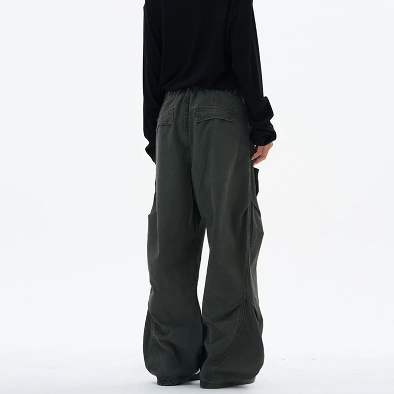 Damen weite Cargo-Hose im Baggy-Stil mit Utility-Taschen Nord Taschen