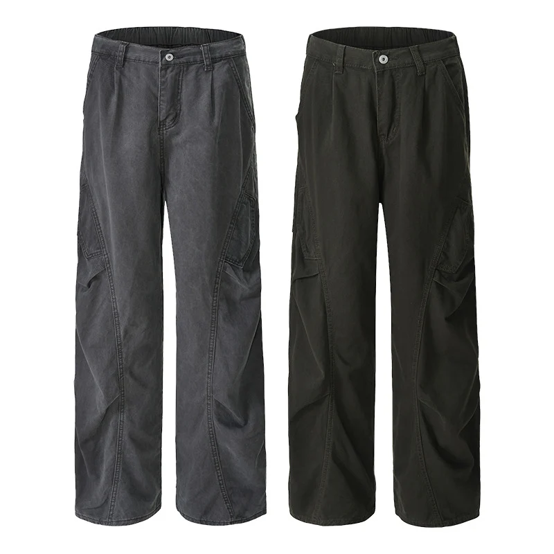 Damen weite Cargo-Hose im Baggy-Stil mit Utility-Taschen Nord Taschen