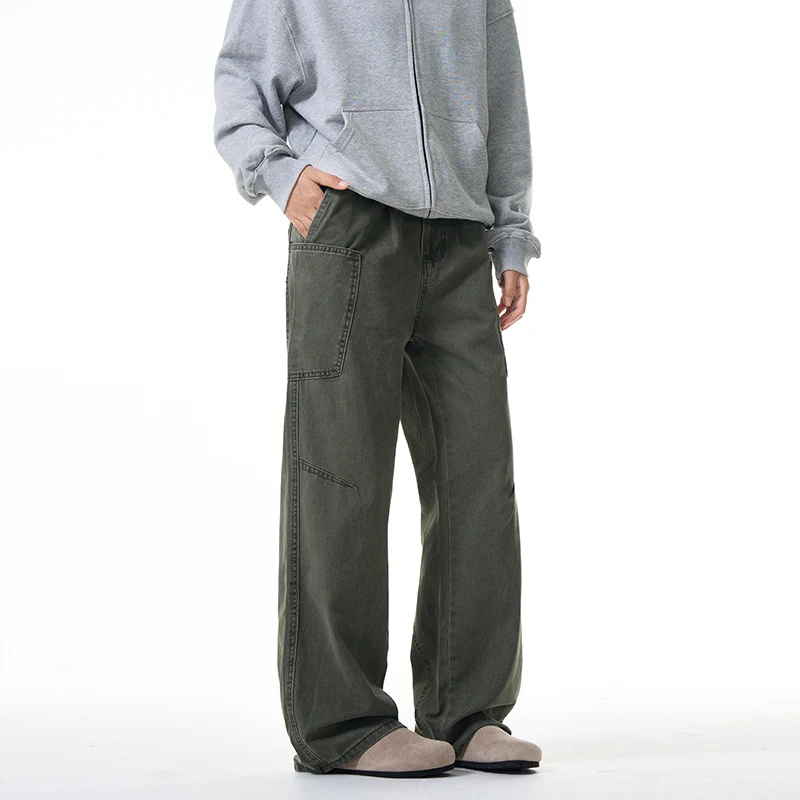 Damen Weit geschnittene Workwear-Hose im Baggy‑Stil mit großen aufgesetzten Fronttaschen Nord Taschen
