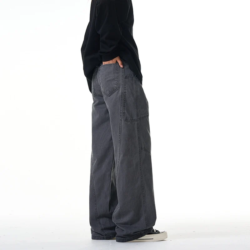 Damen Weit geschnittene Workwear-Hose im Baggy‑Stil mit großen aufgesetzten Fronttaschen Nord Taschen
