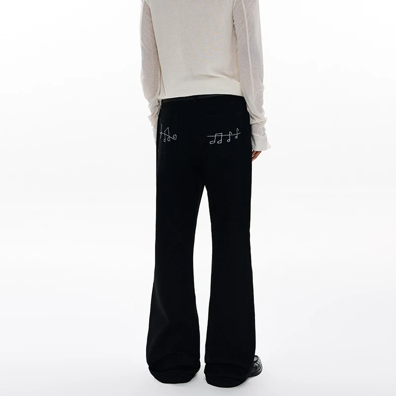 Damen Weit geschnittene Tiefer‑Schritt Five‑Pocket‑Jeans mit verlängertem Saum Nord Taschen