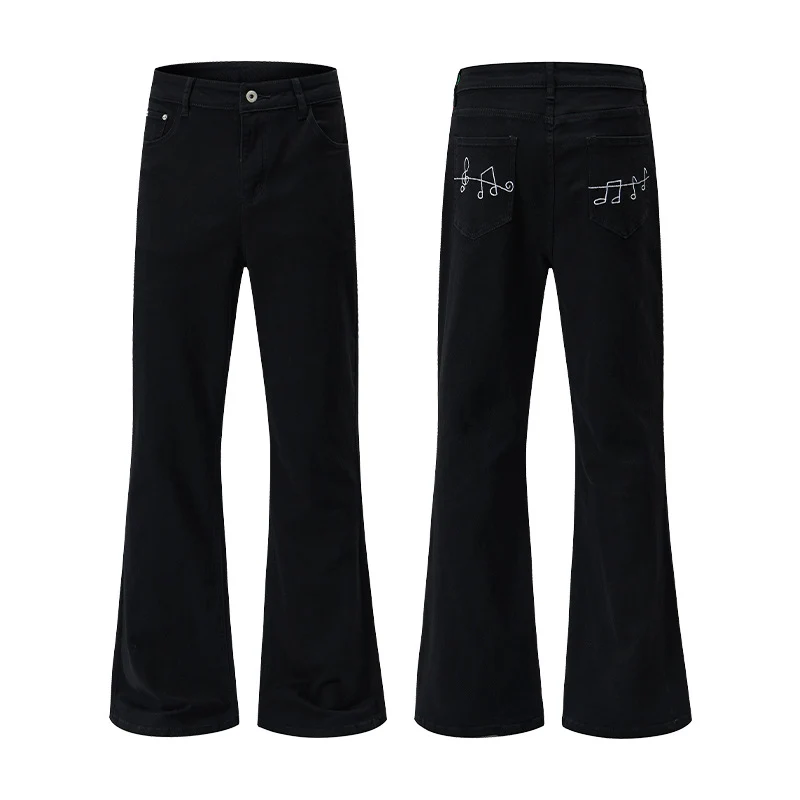 Damen Weit geschnittene Tiefer‑Schritt Five‑Pocket‑Jeans mit verlängertem Saum Nord Taschen