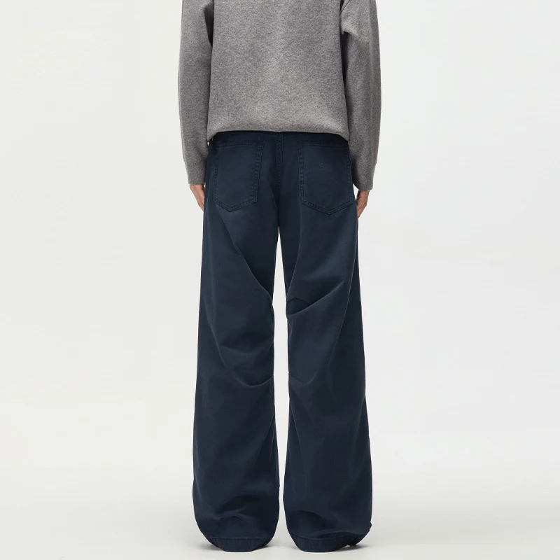 Damen Extraweite Palazzohose aus Baumwoll-Twill mit markanten Knieabnähern Nord Taschen