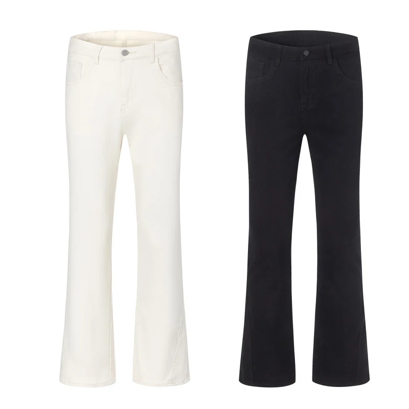 Herren Locker sitzende Straight-Jeans mit extra langer Saumkante und minimalistischer Optik Nord Taschen