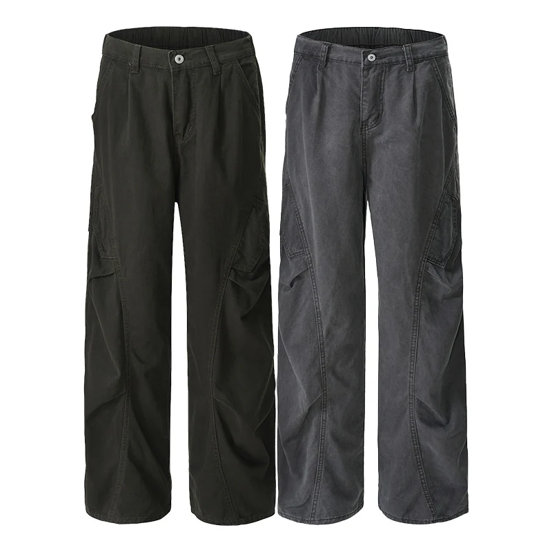 Herren Locker fallende Paneel-Cargo-Baggyhose im Workwear-Stil Nord Taschen