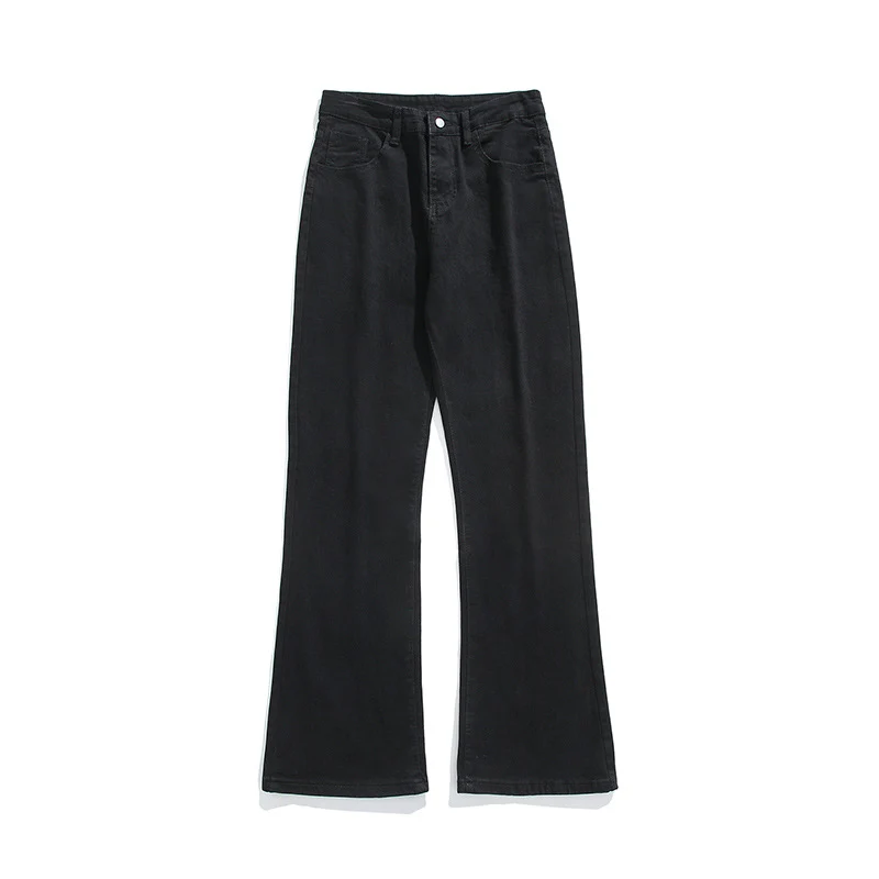 Herren Flared-Denimhose mit mittelhoher Taille und leichtem Schlag Nord Taschen