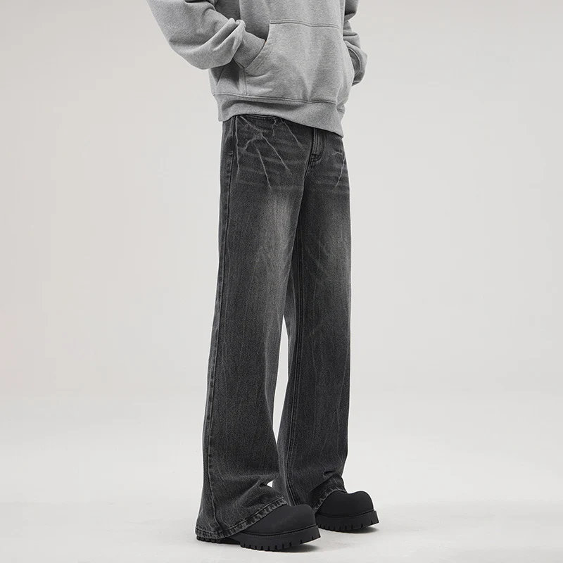 Herren Extraweite Vintage-Baggy-Jeans mit tiefem Schritt und weitem Saum Nord Taschen