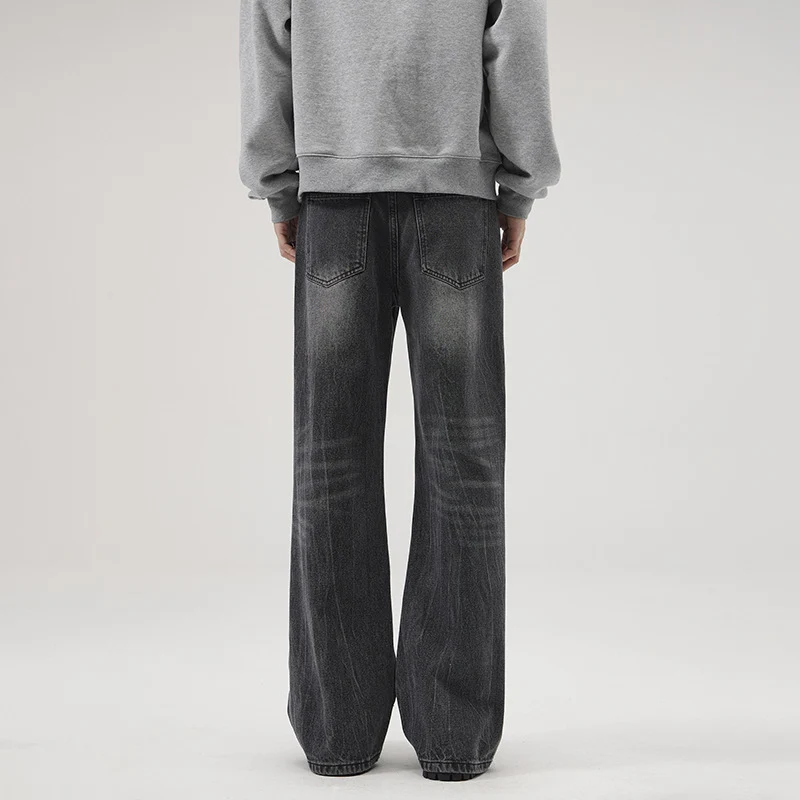 Herren Extraweite Vintage-Baggy-Jeans mit tiefem Schritt und weitem Saum Nord Taschen