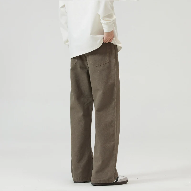 Herren Extraweite Baumwoll-Twill-Hose mit geradem Bein und relaxed Fit Nord Taschen