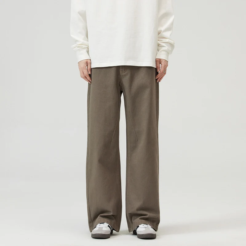 Herren Extraweite Baumwoll-Twill-Hose mit geradem Bein und relaxed Fit Nord Taschen