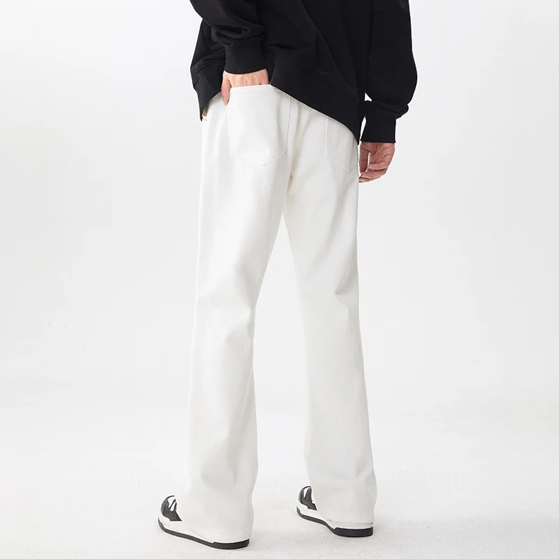 Herren Extraweite Baumwoll‑Mix Loungehose mit tiefem Schritt und seitlichen Eingrifftaschen Nord Taschen
