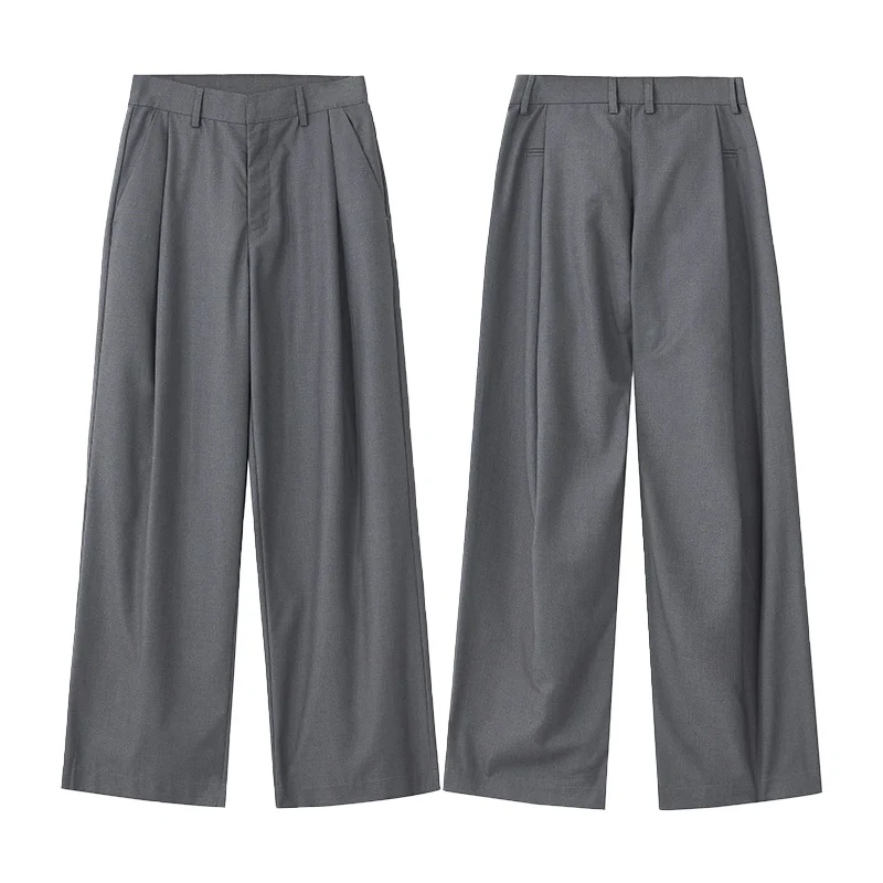 Herren Elegante Palazzo-Hose aus fließendem Twill mit extra weitem Bein Nord Taschen
