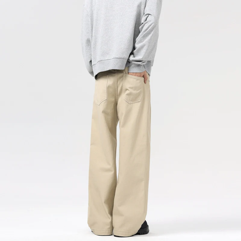 Herren Baggy-Twill-Hose mit tiefem Schritt und fließender Oversize-Silhouette Nord Taschen