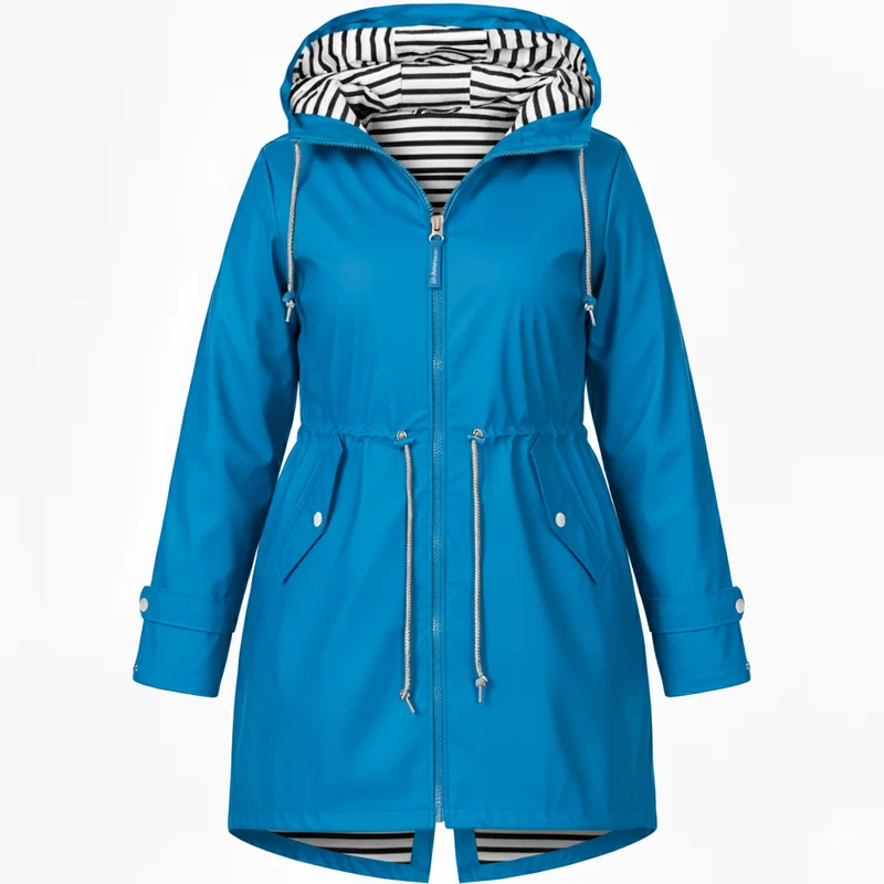 Damen Wasserdichte Regenjacke – Große Größen