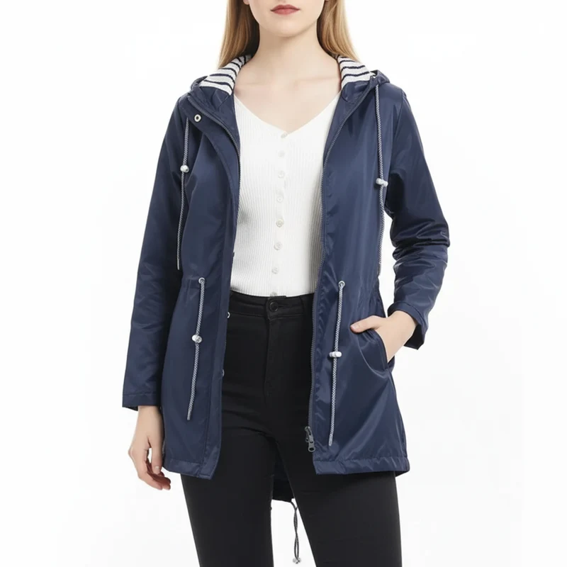 Damen Wasserdichte Regenjacke – Große Größen