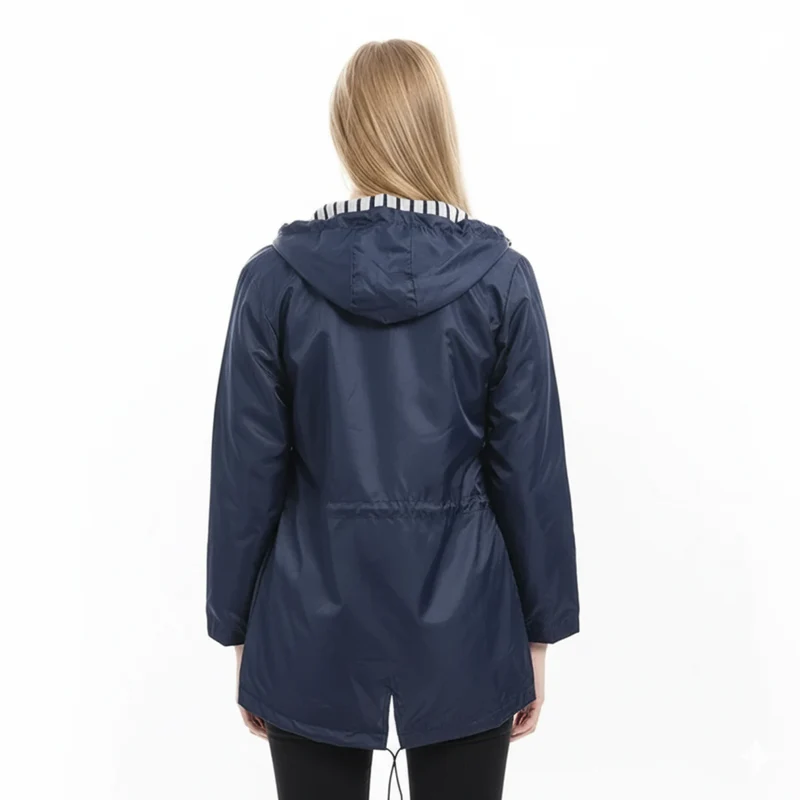Damen Wasserdichte Regenjacke – Große Größen