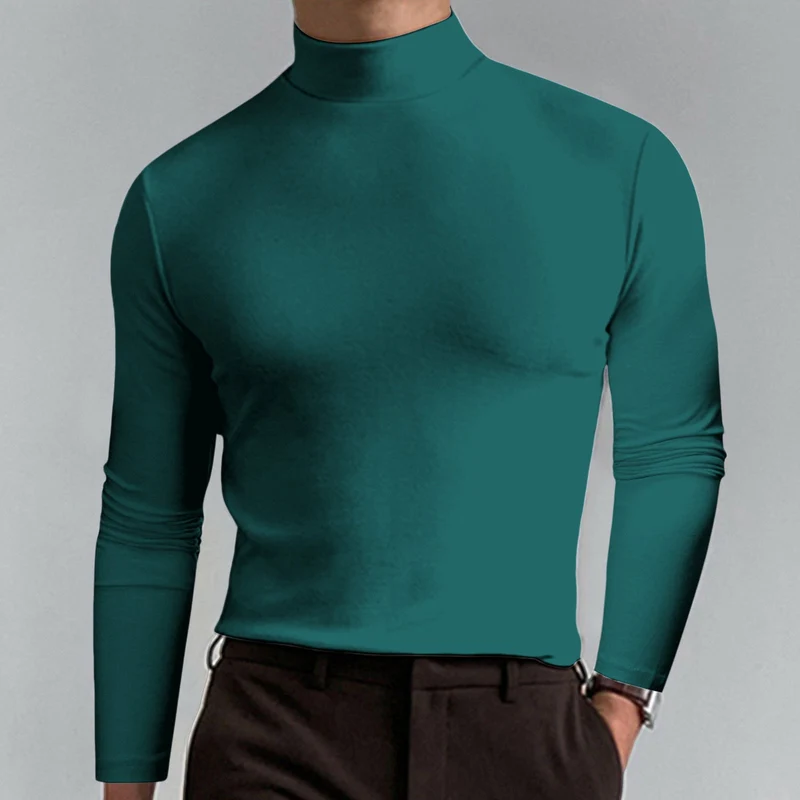 Herren Hochwertiger Rollkragenpullover Nord Taschen