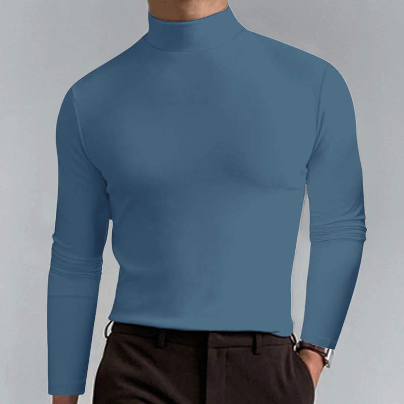Herren Hochwertiger Rollkragenpullover Nord Taschen