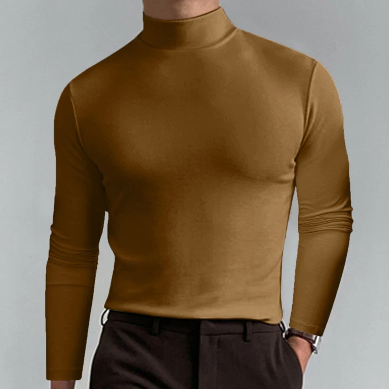 Herren Hochwertiger Rollkragenpullover Nord Taschen