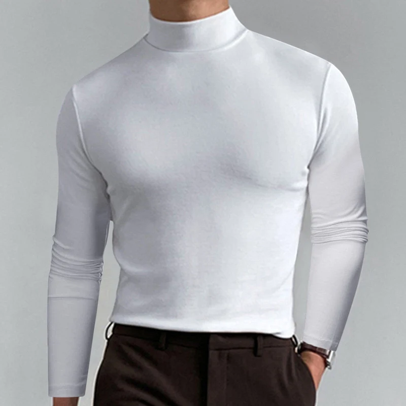 Herren Hochwertiger Rollkragenpullover Nord Taschen