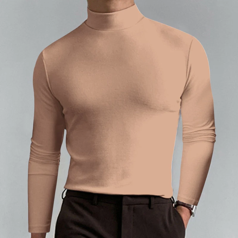 Herren Hochwertiger Rollkragenpullover Nord Taschen